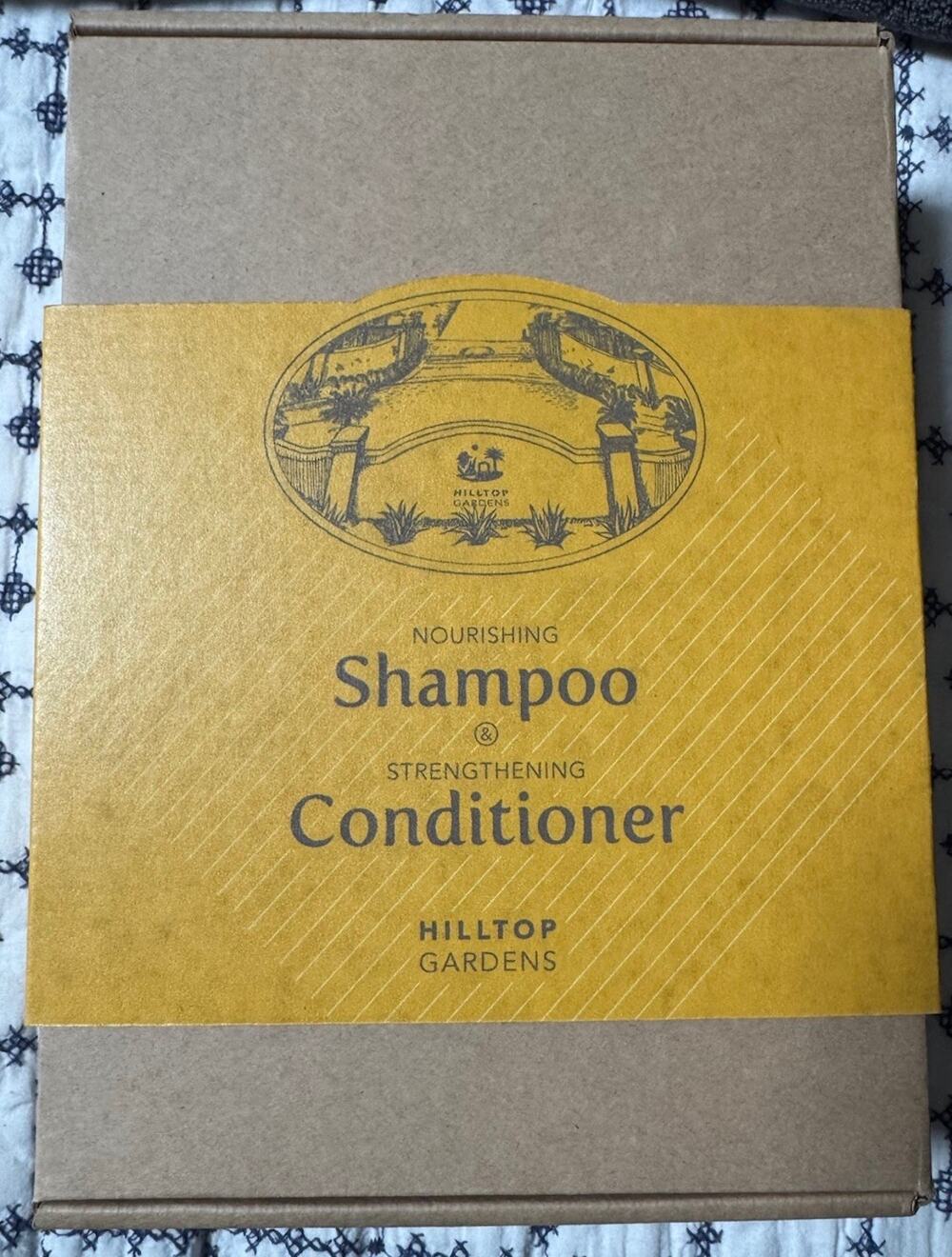Hilltop Gardens Baby Aloe Vera Hair Strengthening Shampoo Conditioner Boxed Set